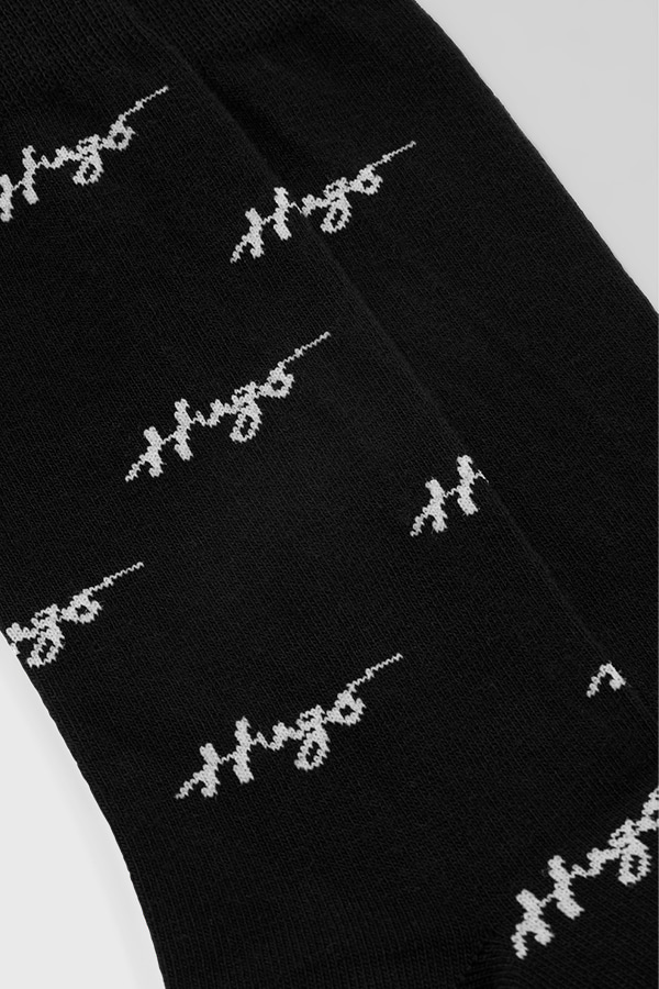 SOCKS HUGO - 001 BLACK